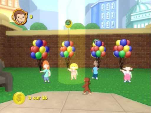 Gameplay screenshot for Curious George
