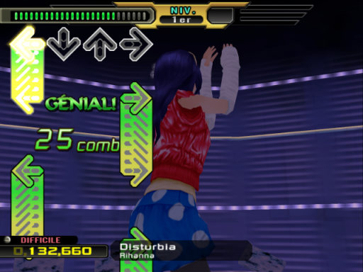Gameplay screenshot for Dance Dance Revolution X2