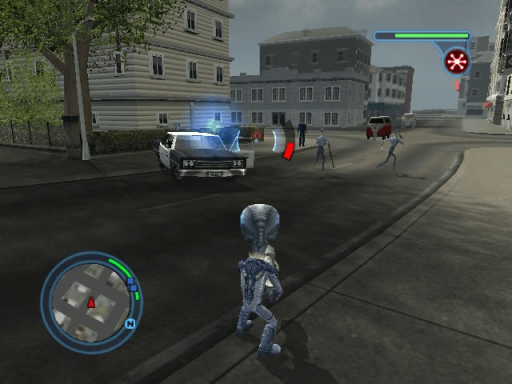 Gameplay screenshot for Destroy All Humans! 2