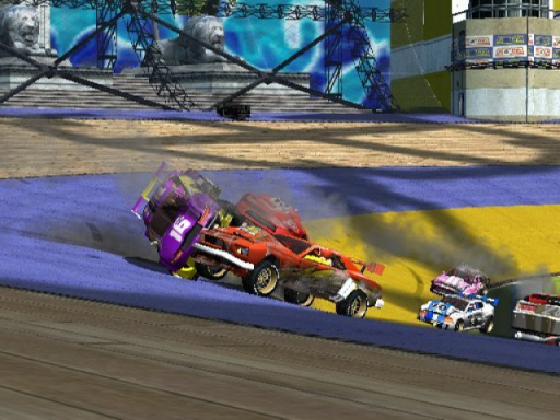 Gameplay screenshot for Destruction Derby Arenas