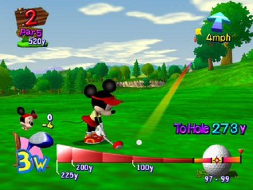 Gameplay screenshot for Disney Golf