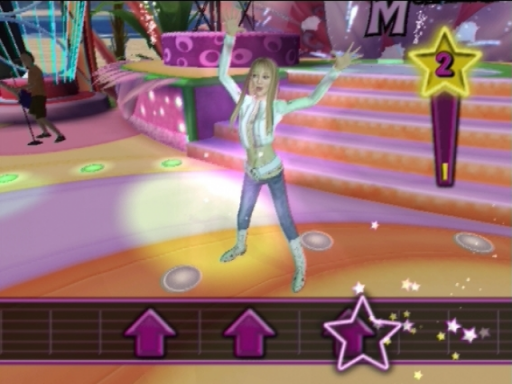 Gameplay screenshot for Disney Hannah Montana: Spotlight World Tour