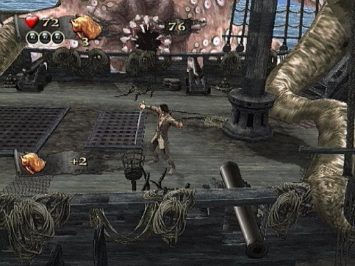 Gameplay screenshot for Disney Pirates of the Caribbean: At World's End