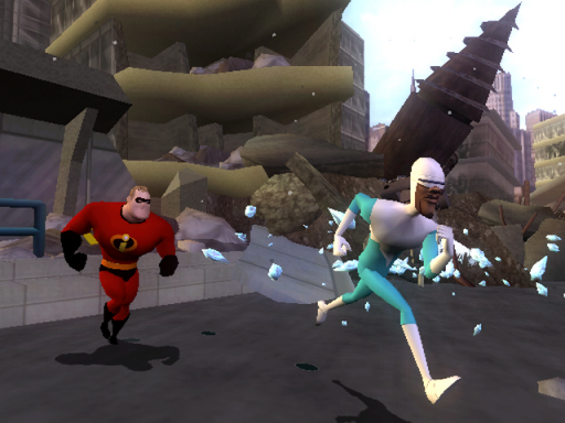 Gameplay screenshot for Disney-Pixar The Incredibles: Rise of the Underminer