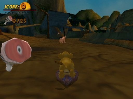 Gameplay screenshot for Disney's Extreme Skate Adventure