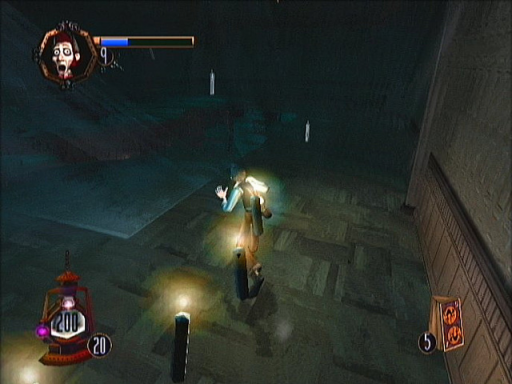Gameplay screenshot for Disney's The Haunted Mansion
