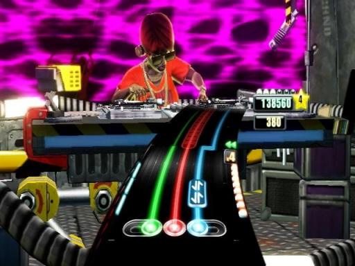 Gameplay screenshot for DJ Hero