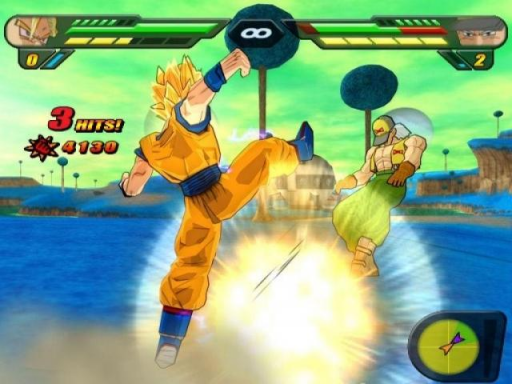 Gameplay screenshot for Dragon Ball Z: Budokai Tenkaichi 2