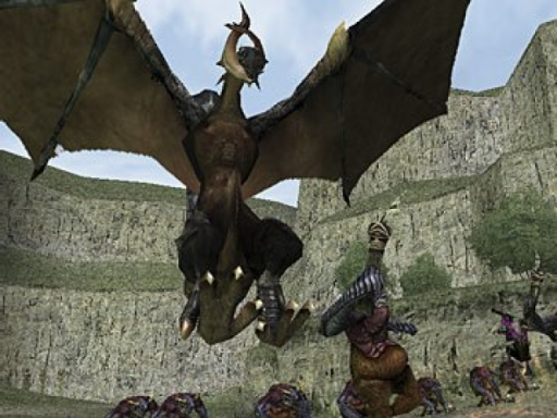 Gameplay screenshot for Drakengard 2