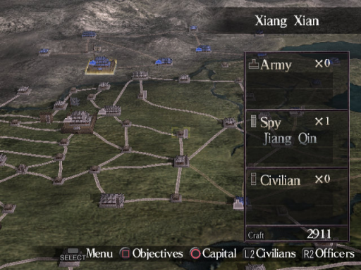 Gameplay screenshot for Dynasty Tactics 2