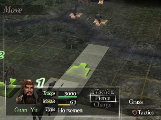 Gameplay screenshot for Dynasty Tactics