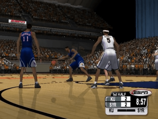 Gameplay screenshot for ESPN College Hoops 2K5