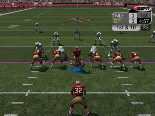 Gameplay screenshot for ESPN NFL 2K5