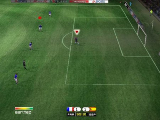 Gameplay screenshot for FIFA Soccer 2002