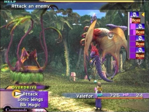 Gameplay screenshot for Final Fantasy X