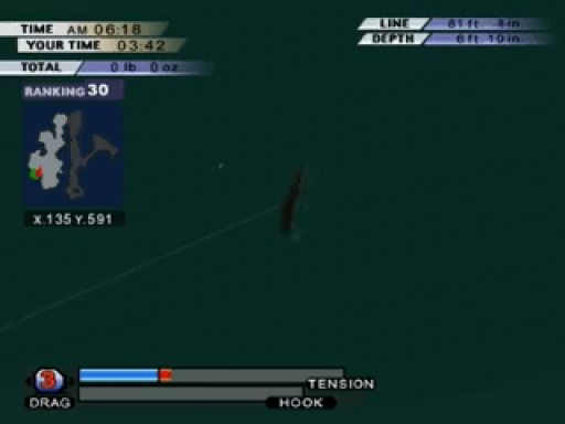 Gameplay screenshot for Fisherman's Challenge