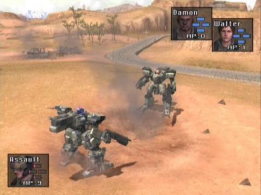 Gameplay screenshot for Front Mission 5: Scars of the War