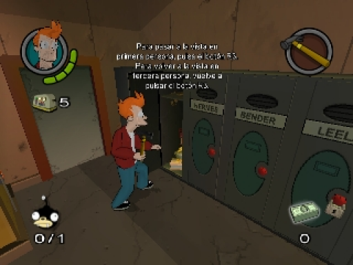 Gameplay screenshot for Futurama