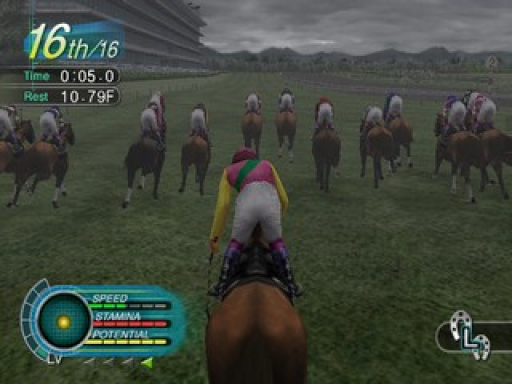 Gameplay screenshot for G1 Jockey 3