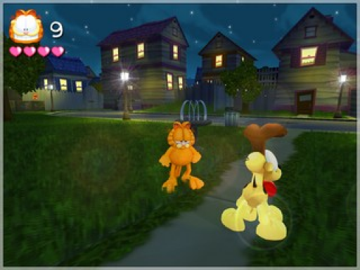 Gameplay screenshot for Garfield: Lasagna World Tour