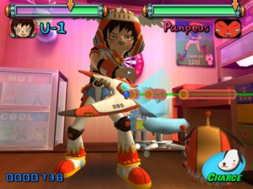 Gameplay screenshot for Gitaroo Man