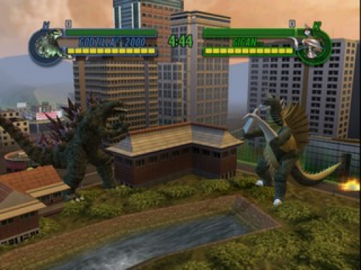 Gameplay screenshot for Godzilla: Save the Earth