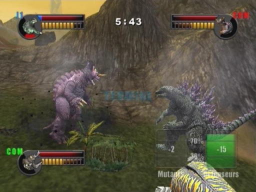 Gameplay screenshot for Godzilla Unleashed