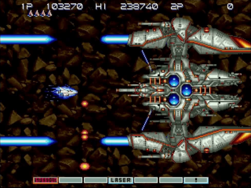 Gameplay screenshot for Gradius III and IV