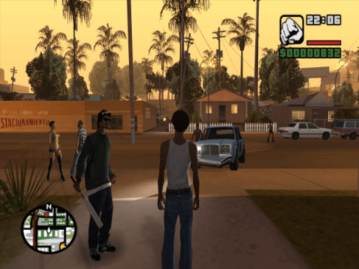 Gameplay screenshot for Grand Theft Auto: San Andreas