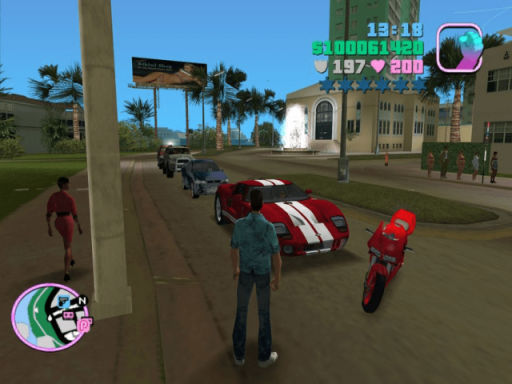 Gameplay screenshot for Grand Theft Auto: Vice City