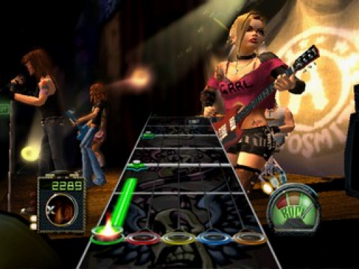 Gameplay screenshot for Guitar Hero: Aerosmith