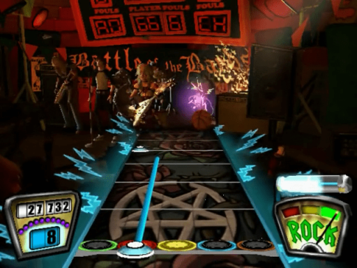 Gameplay screenshot for Guitar Hero II