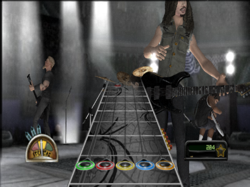 Gameplay screenshot for Guitar Hero: Metallica