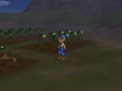 Gameplay screenshot for Harvest Moon: Save the Homeland