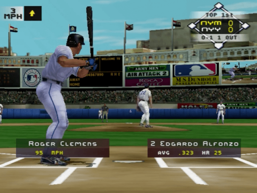 Gameplay screenshot for High Heat Major League Baseball 2002