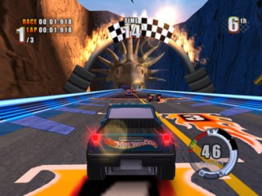 Gameplay screenshot for Hot Wheels: Stunt Track Challenge