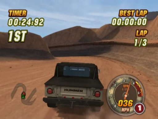 Gameplay screenshot for Hummer Badlands