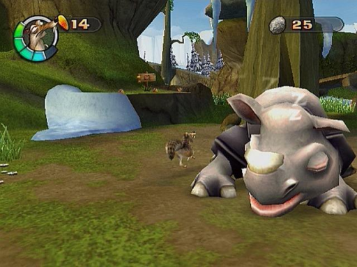 Gameplay screenshot for Ice Age 2: The Meltdown
