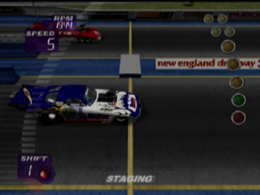 Gameplay screenshot for IHRA Professional Drag Racing 2005