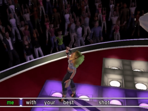 Gameplay screenshot for Karaoke Revolution Party