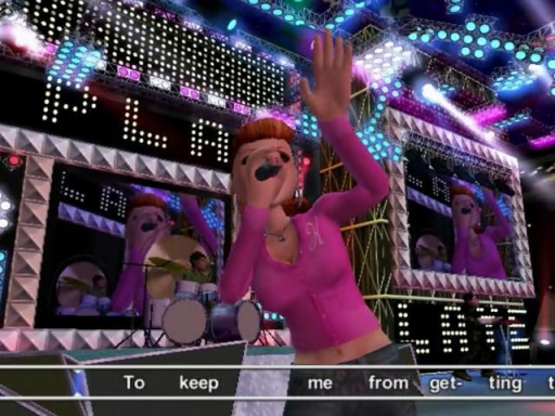 Gameplay screenshot for Karaoke Revolution Volume 3
