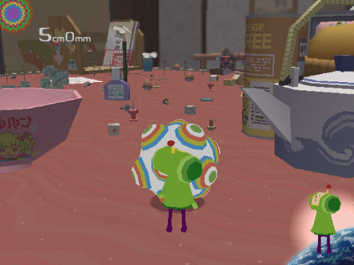 Gameplay screenshot for Katamari Damacy
