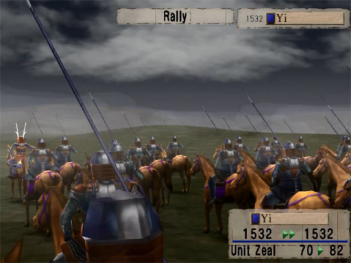 Gameplay screenshot for Kessen