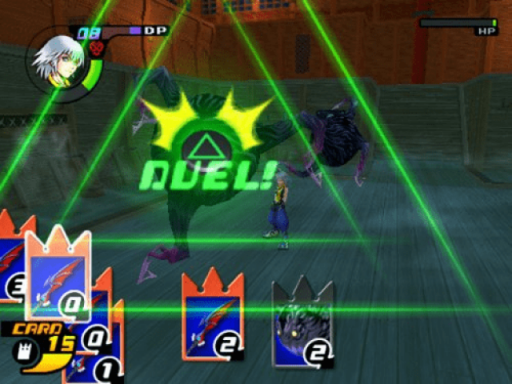 Gameplay screenshot for Kingdom Hearts: Re-Chain of Memories