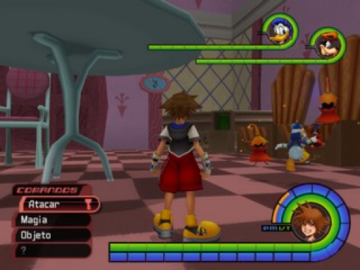 Gameplay screenshot for Kingdom Hearts