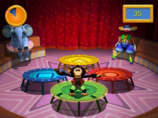 Gameplay screenshot for Konami Kids Playground: Alphabet Circus