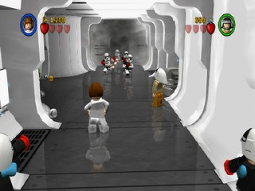 Gameplay screenshot for LEGO Star Wars II: The Original Trilogy
