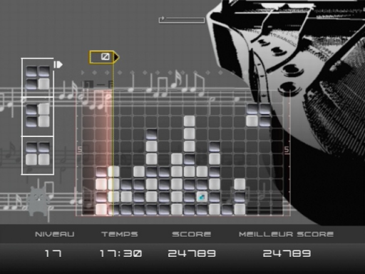 Gameplay screenshot for Lumines Plus