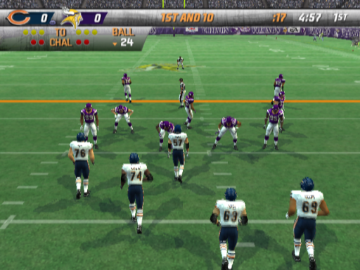 Gameplay screenshot for Madden NFL '08 En Espanol