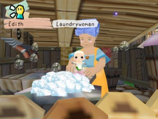 Gameplay screenshot for Magic Pengel: The Quest for Color